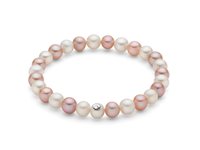 Bracciale Miluna Donna Giochi di perle in Argento Perla PBR1670